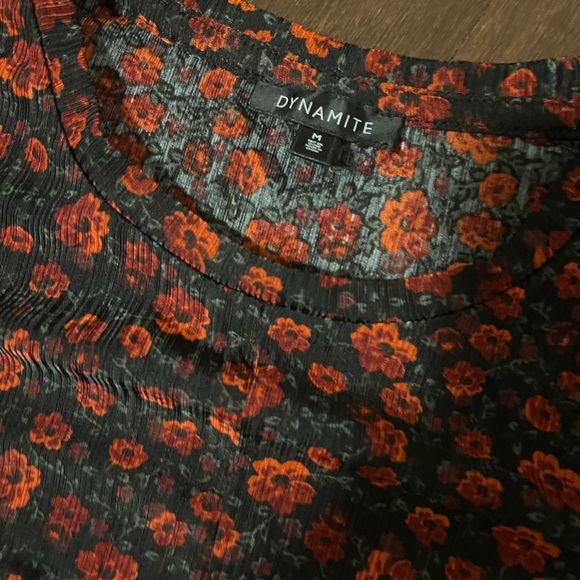 Dynamite rose crop top - Picture 2 of 2